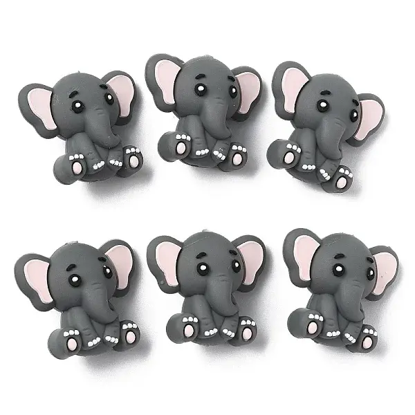 6Pcs Silicone Beads