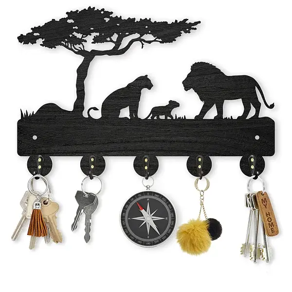 Wood & Iron Wall Mounted Hangers