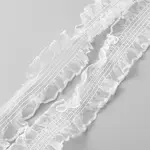 Polycotton Pleated Elastic Lace Ribbon