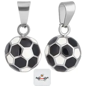 2Pcs 304 Stainless Steel Enamel Pendants