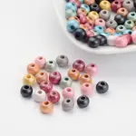 Round Natural Wood Beads