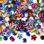 Flat Back & Back Plated Acrylic Rhinestone Cabochons