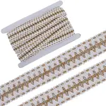 10 Yards Gold Sparkle Polyester Braided Ribbon