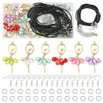 DIY Ballet Girl Alloy Pendant Earring/Necklace Making Kits