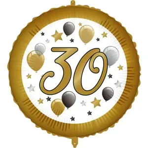 Balónek foliový s Balónky "30" 46 cm
