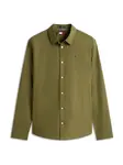 Tommy Jeans Košeľa  olivová