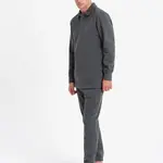 Ombre Men's tracksuit set sweatshirt with polo collar + pants