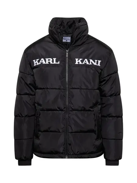 Karl Kani Prechodná bunda 'Essential'  čierna / biela