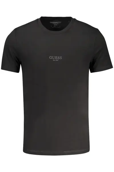 Černé triko GUESS s krátkým rukávem