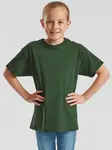 Green T-shirt for Children Original Fruit of the Loom