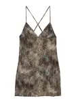 Pull&Bear Letné šaty  béžová / svetlomodrá / hnedá / tmavohnedá