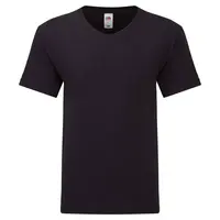 Černé pánské tričko Iconic V-Neck Fruit of the Loom