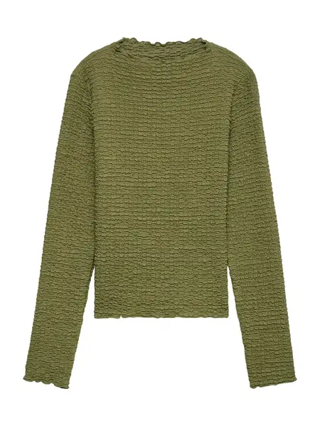 VERO MODA Tričko 'VMZIA'  olivová