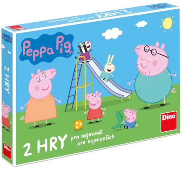 Prasátko Peppa Pojď si hrát a klouzačky (poškozené)
