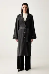 MM by Max Mara kabát dámský s viskózou MMLESPOSTO