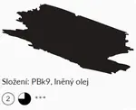 Olejová barva Umton 20ml – 0052 Čerň kostní