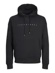 Jack & Jones Plus Sveter 'JJEStar'  čierna / biela