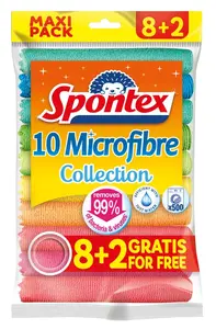 Spontex utěrka z mikrovlákna 8+2