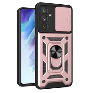 Hybrid Armor Camshield pre Samsung Galaxy A54 - Ružová H24907