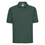Men's Green Polycotton Polo Shirt Russell