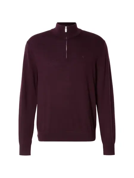 Calvin Klein Sveter  baklažánová