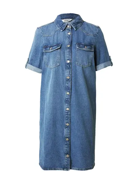 ONLY Košeľové šaty 'ONLLisa'  modrá denim