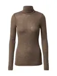 InWear Tričko 'Fang'  tmavohnedá