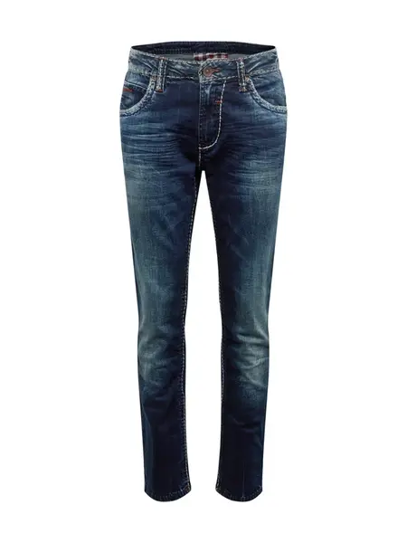 CAMP DAVID Džínsy 'Nico'  tmavomodrá