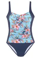 LASCANA Jednodielne plavky  námornícka modrá / zmiešané farby