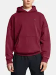 Pánská mikina Under Armour UA Icon HWT Flc Wash OS Hood-RED - Pánské