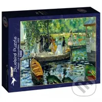 Puzzle La Grenouillère, 1869 - Renoir - puzzle z kategorie 500 - 1000 dílků