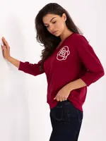 Blouse-RV-BZ-A891.21P-burgundy