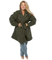 Pri Women's TEDDY boucle fabric bear coat