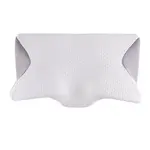 Ergonomický polštář z paměťové pěny bílo-šedá 60 x 35 cm