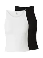 ONLY Top 'ONLEMMA'  čierna / biela