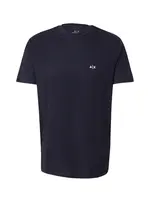 ARMANI EXCHANGE Tričko  námornícka modrá / biela