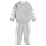 ADIDAS SPORTSWEAR Tréningový komplet 'Essentials'  sivá melírovaná / biela