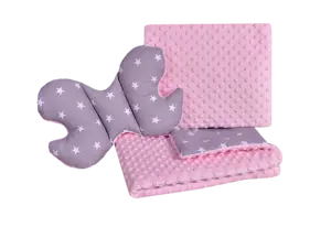 Medi Partners Set of a quilt with a pillow for a stroller