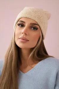 marka niezdefiniowana Čepice Agata K222 světle béžová