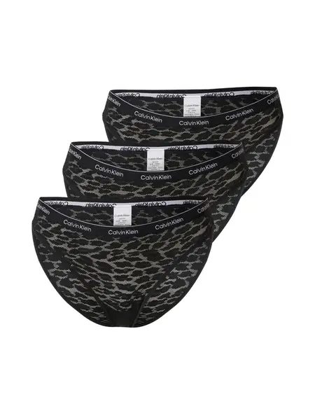 Calvin Klein Underwear Nohavičky  svetlosivá / čierna