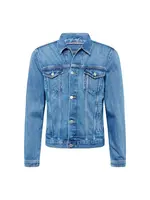 TOMMY HILFIGER Prechodná bunda  modrá denim