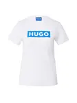 HUGO Tričko 'Classic'  modrá / biela