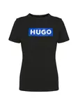 HUGO Tričko 'Classic'  modrá / čierna / biela