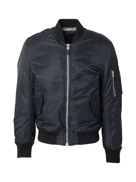 Schott NYC Prechodná bunda 'MACAMPSRS'  čierna