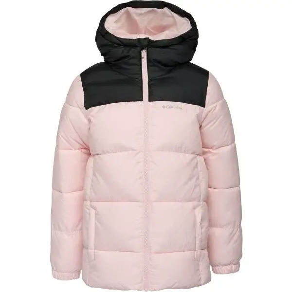 Columbia PUFFECT™ HOODED JACKET Dětská zimní bunda, růžová, velikost