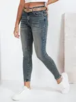 Jeansy damskie skinny push up niebieskie Dstreet