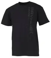 Savage gear tričko vertical logo tee black - s