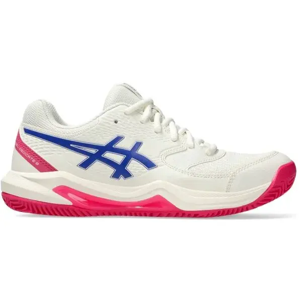 ASICS GEL-DEDICATE 8 CLAY W Dámska tenisová obuv, biela, veľkosť 37