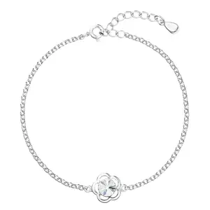 Evolution Group - Pavona Stříbrný náramek s krystalem Swarovski 33117.1