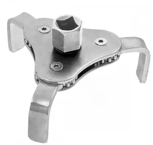 Klíč na olejové filtry, tříčelisťový, nastavitelný, 63-102 mm - Genborx